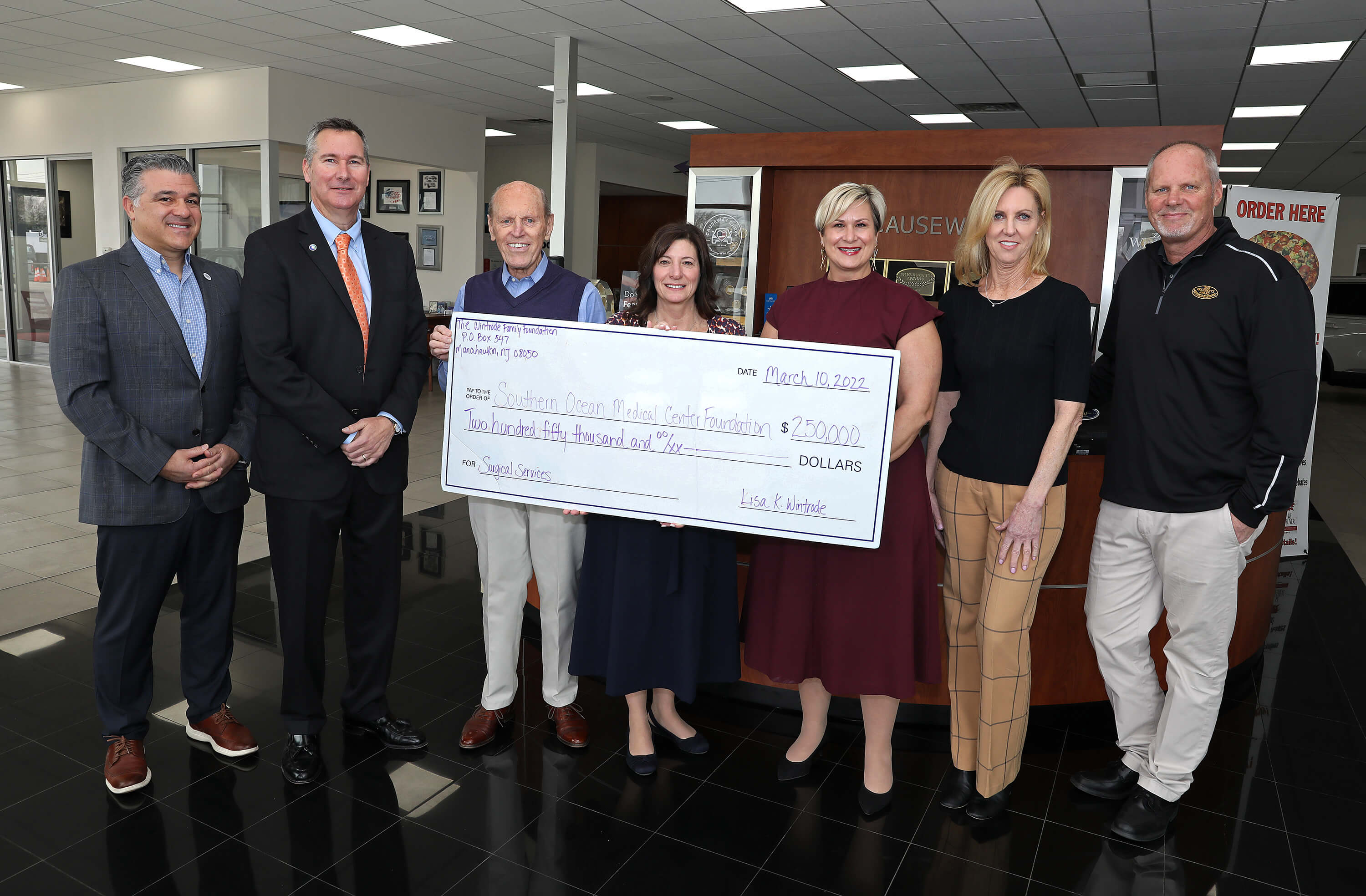 Causeway CARes donates $250,000 to Hackensack Meridian Southern Ocean Medical Center