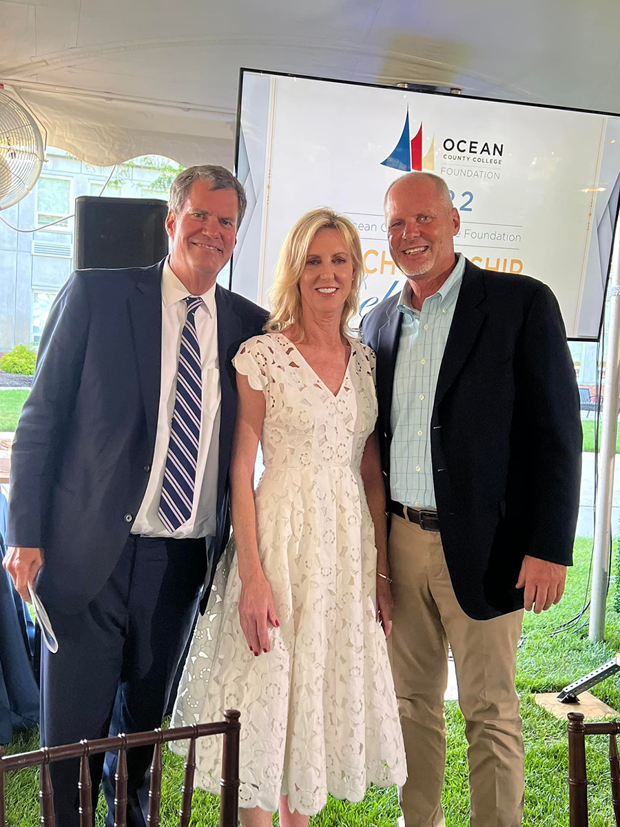 The Wintrode Family Foundation was honored at the 2022 Ocean County College Foundation Scholarship Celebration for the establishment of the Roberta W. Windrode Memorial Fund.