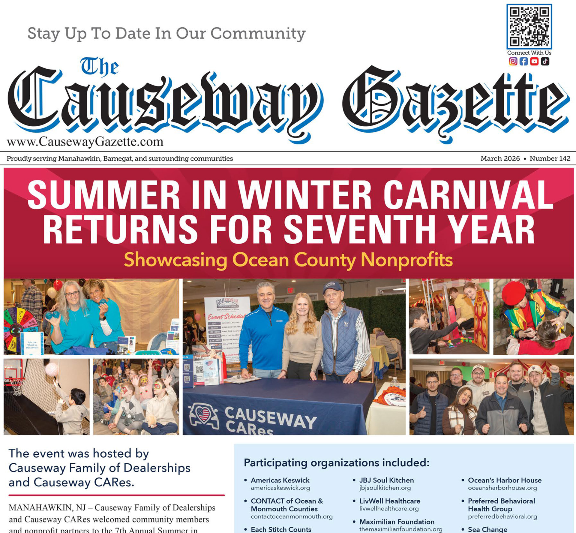 Causeway CARes Summer in Winter Carnival Returns for Seventh Year, Showcasing Ocean County Nonprofits